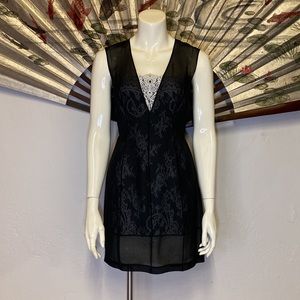 Robert Rodriguez Black Dress w Lace, 4